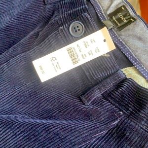 J. Crew Navy Corduroy Dress Pant